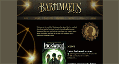 Desktop Screenshot of bartimaeusbooks.com