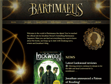 Tablet Screenshot of bartimaeusbooks.com